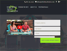 Tablet Screenshot of gordonbuyshomes.com